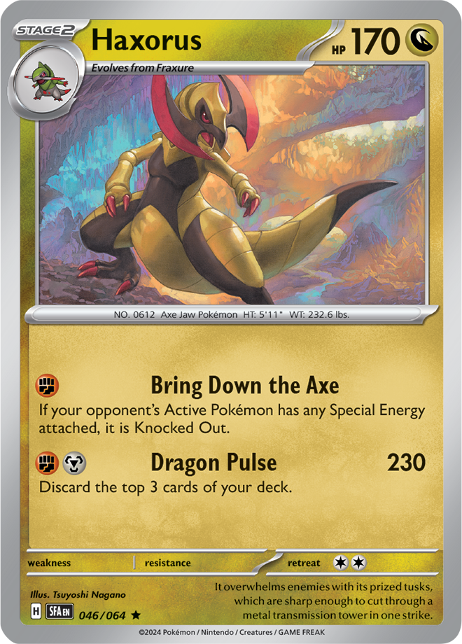 Haxorus 046/064 — Shrouded Fable