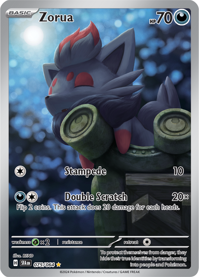 Zorua 075/064 — Shrouded Fable
