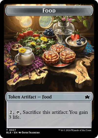 Food Token - 27 - Bloomburrow Magic: The Gathering - Collectr
