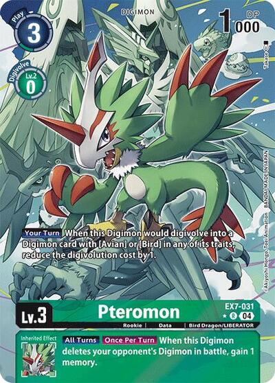 Pteromon (Alternate Art) - EX7-031 R - Digimon LIBERATOR Digimon - Collectr