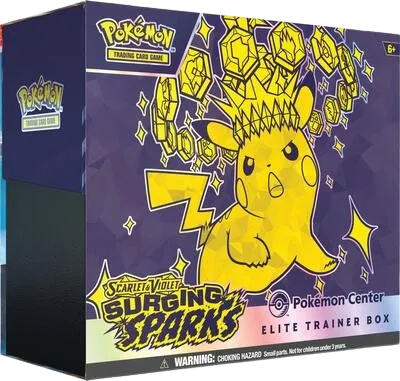 Surging Sparks Pokemon Center Elite Trainer Box (Exclusive)