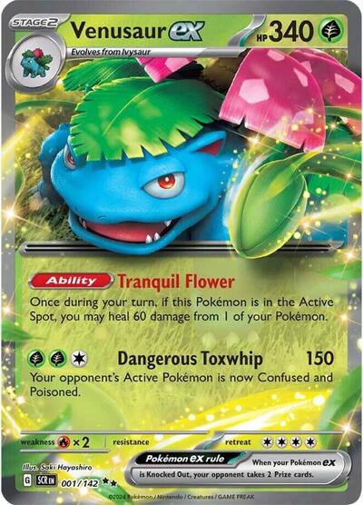 Venusaur ex 001/142 — Stellar Crown