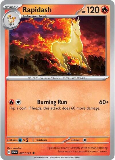 Rapidash 020/142 — Stellar Crown