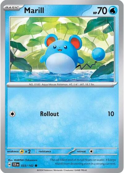 Marill 033/142 — Stellar Crown