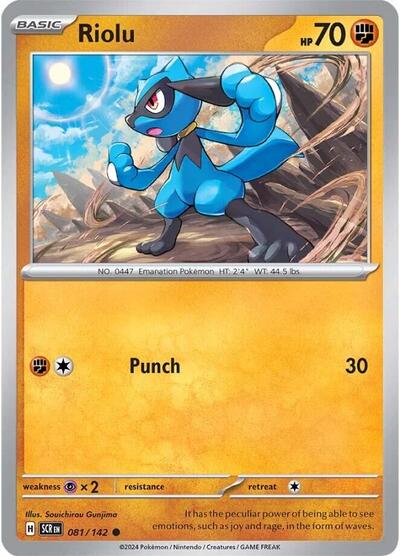 Riolu 081/142 — Stellar Crown