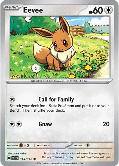 eevee pokemon card value draw a card Eevee - SWSH07: Evolving Skies