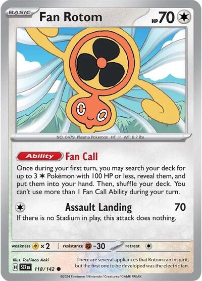 Fan Rotom 118/142 — Stellar Crown