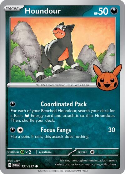 Houndour 131/197 — Trick or Trade BOOster Bundle 2024
