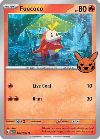 Fuecoco 023/182 — Trick or Trade BOOster Bundle 2024