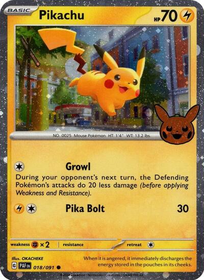 Pikachu 0018/091