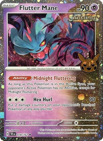 Flutter Mane (Cosmos Holo) 078/162 — Trick or Trade BOOster Bundle 2024