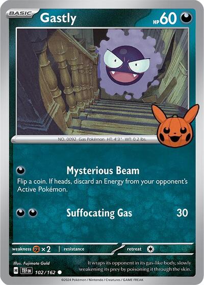 Gastly 102/162 — Trick or Trade BOOster Bundle 2024