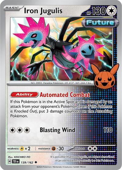 Iron Jugulis 139/162 — Trick or Trade BOOster Bundle 2024