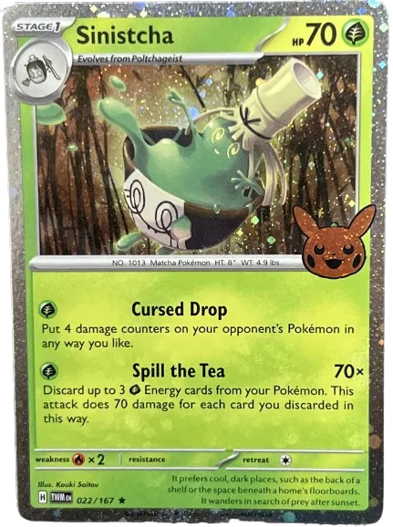 pokemon card halloween value Pokemon Houndstone 106/198 2023 Trick or Trade Halloween Trick Treat Holo Rare