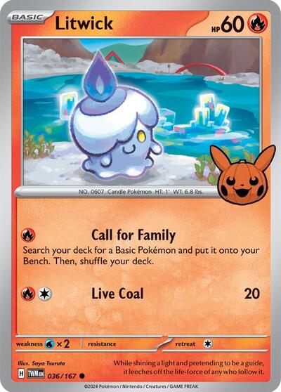 Litwick 036/167 — Trick or Trade BOOster Bundle 2024