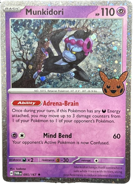 Munkidori (Cosmos Holo) 095/167 — Trick or Trade BOOster Bundle 2024