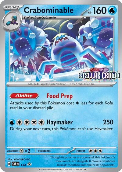 Crabominable 134/142 — Scarlet & Violet Promo