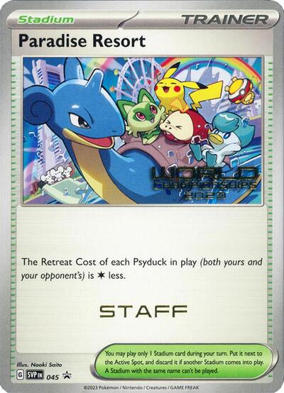 Paradise Resort (World Championships 2023) [Staff] 045 — Scarlet & Violet Promo