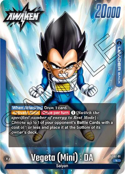 Starter Deck 7: Vegeta (Mini) - Dragon Ball Super Fusion World