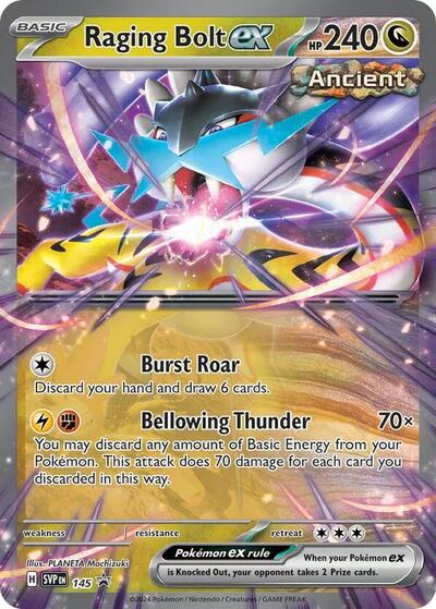 Raging Bolt ex 145 — Scarlet & Violet Promo