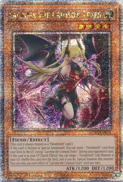 Lacrima the Crimson Tears (Quarter Century Secret Rare) ROTA-EN014