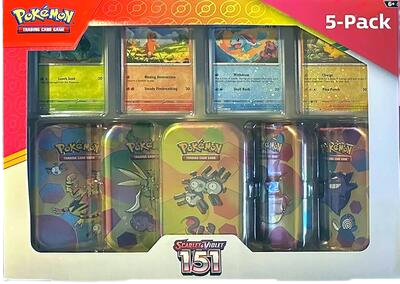 Costco Pokemon Scarlet & Violet 151 Mini Tin 5-pack (Magneton) 