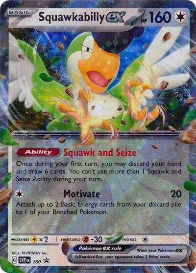 Squawkabilly ex 160 — Scarlet & Violet Promo
