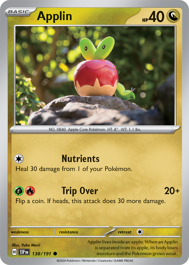 Applin 138/191 — Surging Sparks