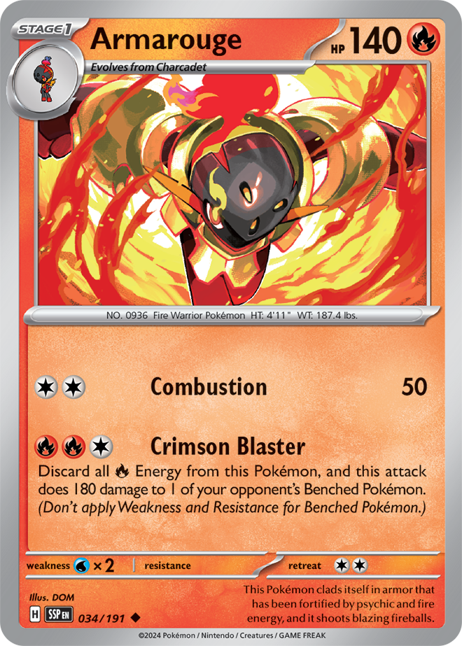 Armarouge 034/191 — Surging Sparks