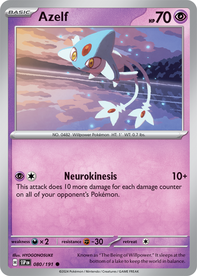 Azelf 080/191 — Surging Sparks