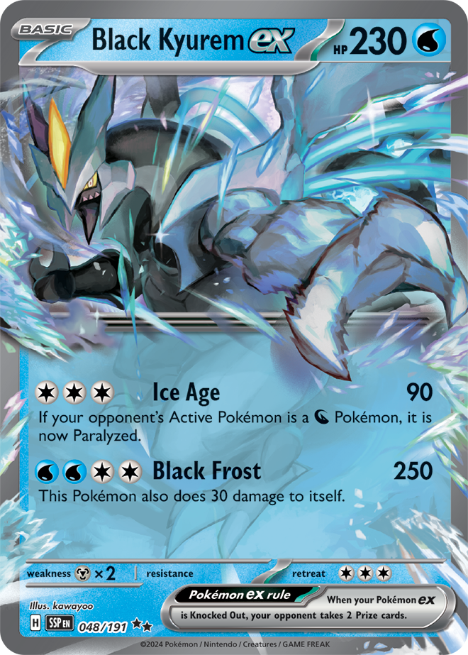 Black Kyurem ex 048/191 — Surging Sparks