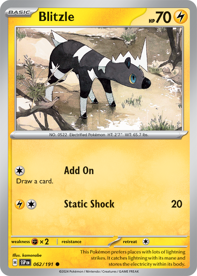 Blitzle 062/191 — Surging Sparks