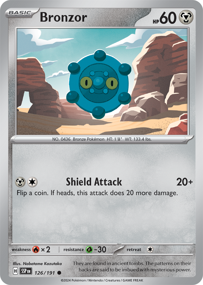 Bronzor 126/191 — Surging Sparks