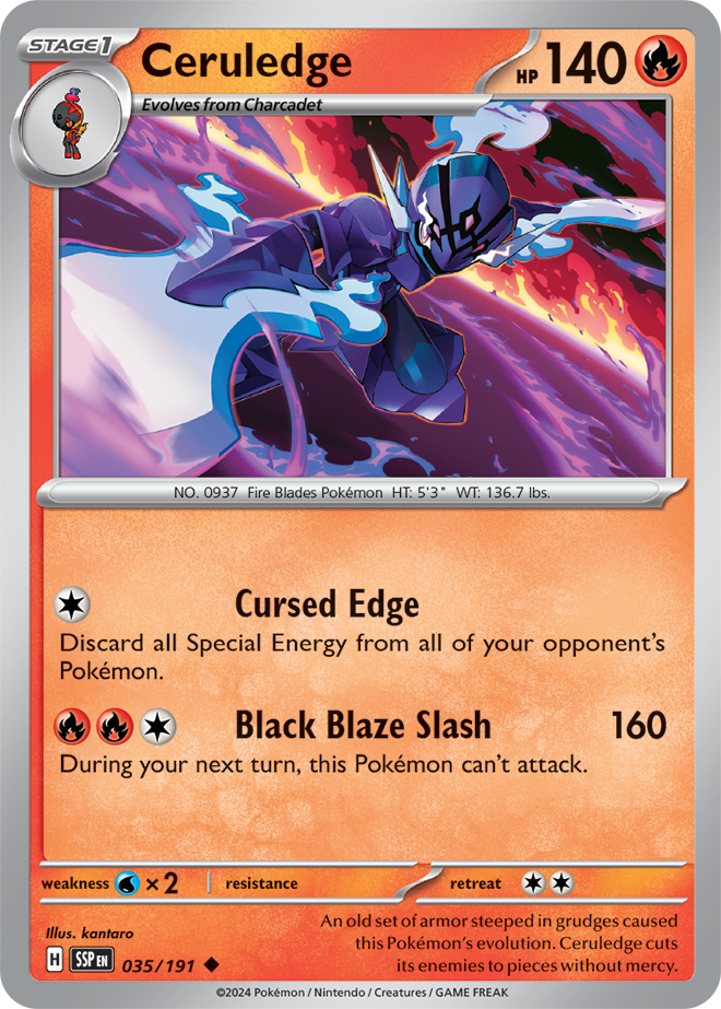 Ceruledge 035/191 — Surging Sparks