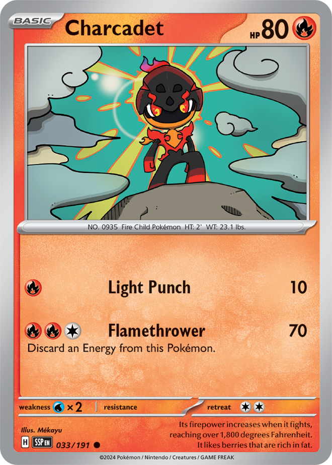 Charcadet 033/191 — Surging Sparks