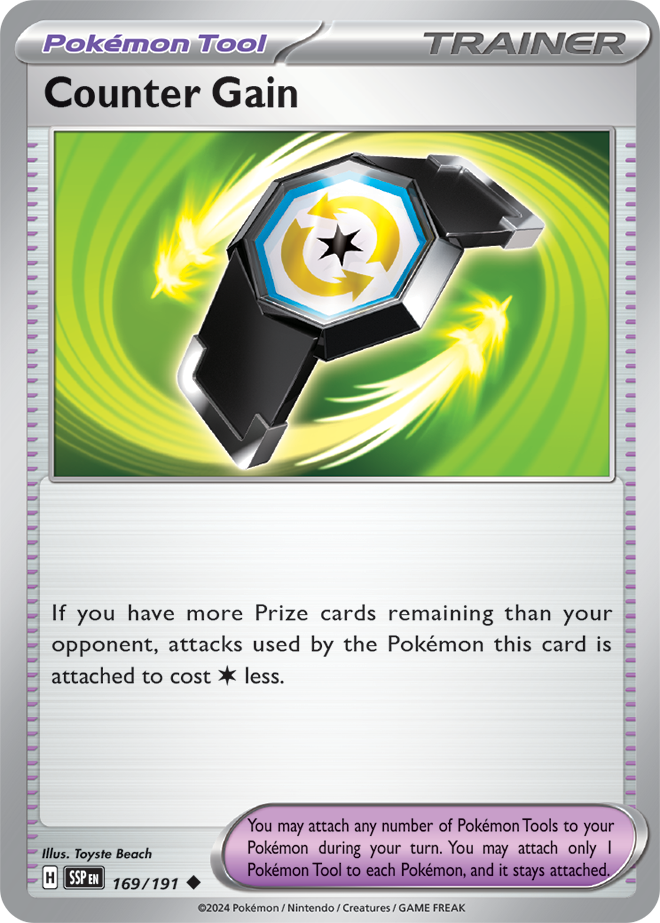 Counter Gain 169/191 — Surging Sparks