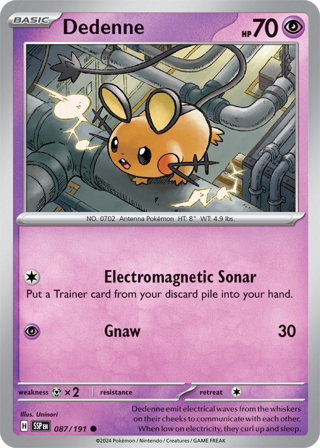 Dedenne 087/191 — Surging Sparks