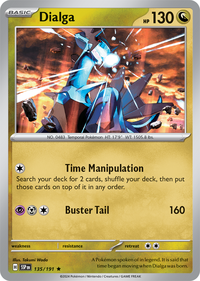 Dialga 135/191 — Surging Sparks