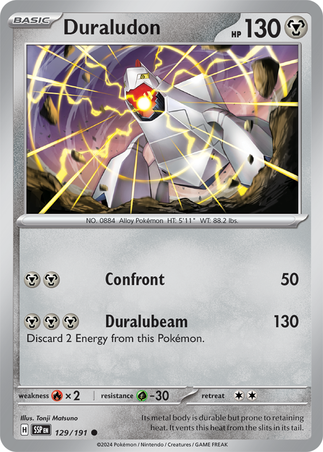Duraludon 129/191 — Surging Sparks