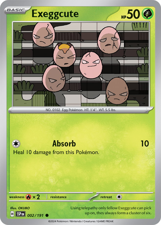 Exeggcute 002/191 — Surging Sparks