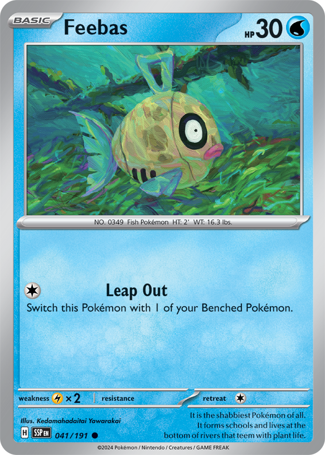 Feebas 041/191 — Surging Sparks
