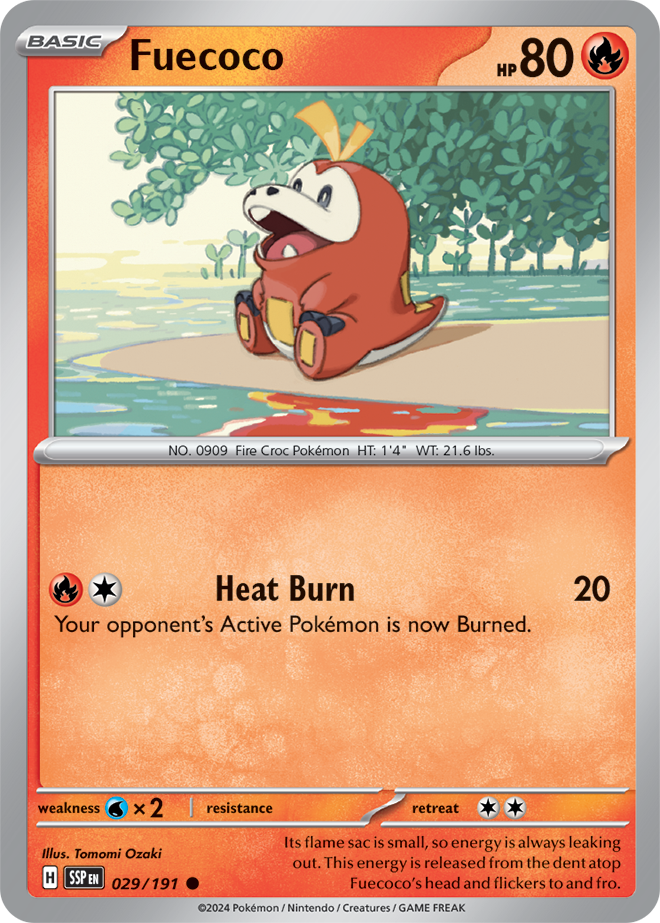 Fuecoco 029/191 — Surging Sparks