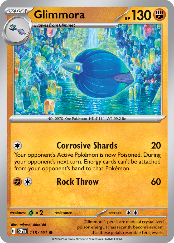 Glimmora 115/191 — Surging Sparks