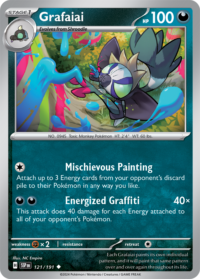 Grafaiai 121/191 — Surging Sparks