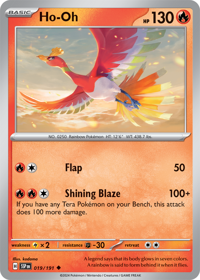 Ho-oh 019/191 — Surging Sparks