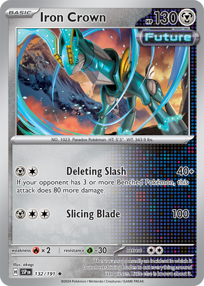 Iron Crown 132/191 — Surging Sparks
