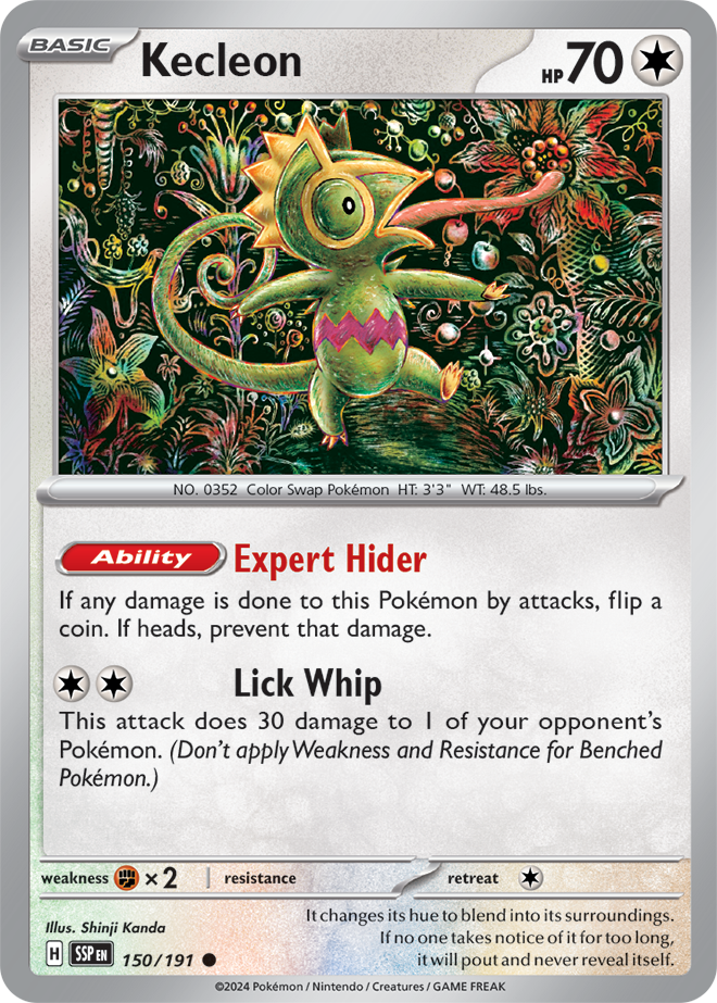 Kecleon 150/191 — Surging Sparks