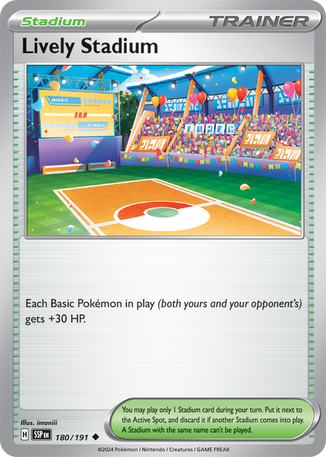 Lively Stadium 180/191 — Surging Sparks