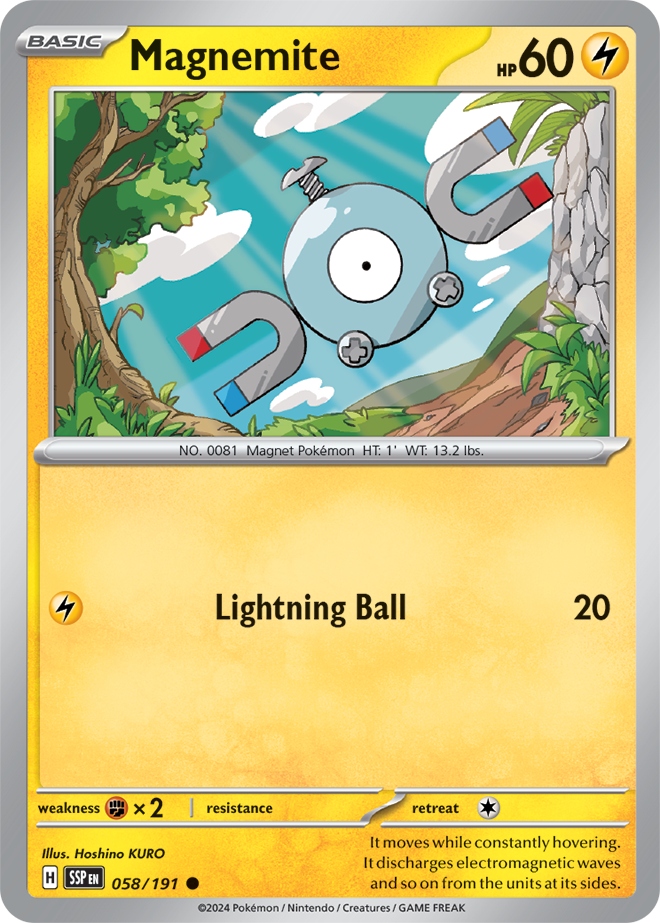Magnemite 058/191 — Surging Sparks