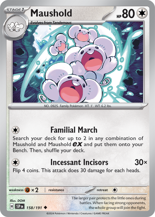 Maushold 158/191 — Surging Sparks